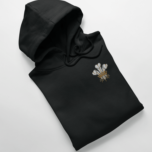 Welsh Prince Of Wales Feathers - Hoodie - Giftware Wales