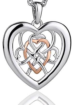 Welsh Royalty Heart Pendant by Clogau® - Giftware Wales