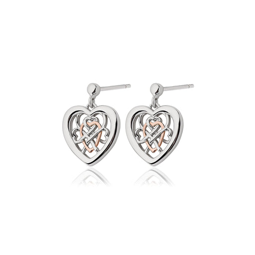 Welsh Royalty Heart Stud Earrings by Clogau® - Giftware Wales