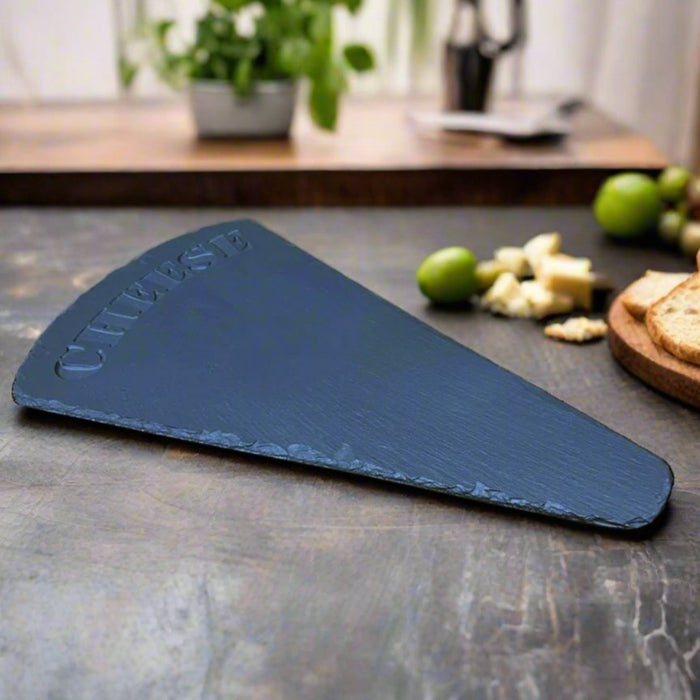 Welsh Slate cheese board - Cheese Wedge - Giftware Wales