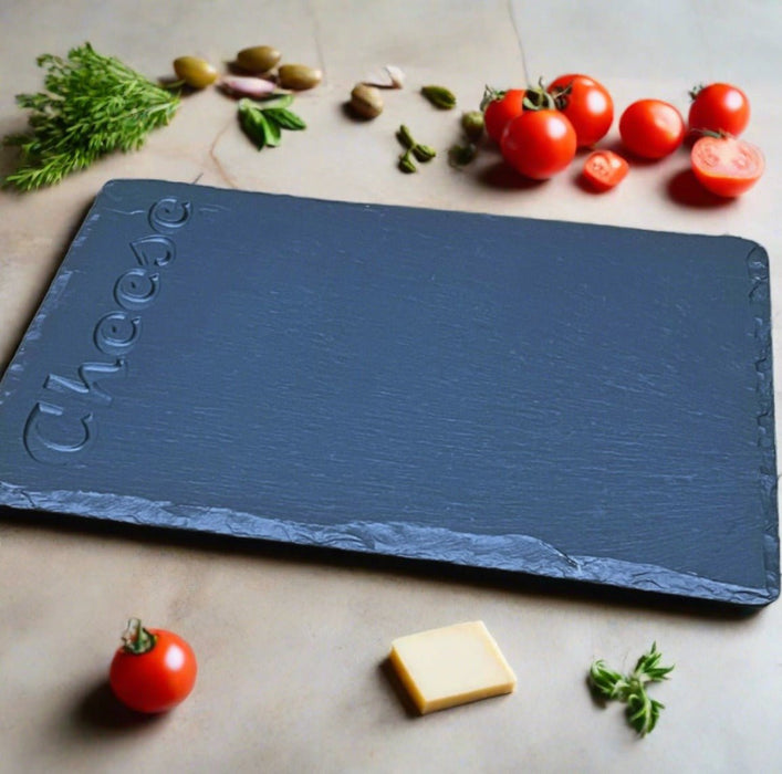 Welsh Slate Cheese Board - Deep Cheese (Rect) - Giftware Wales