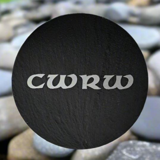 Welsh Slate Coaster - (Cwrw-Beer) - Giftware Wales