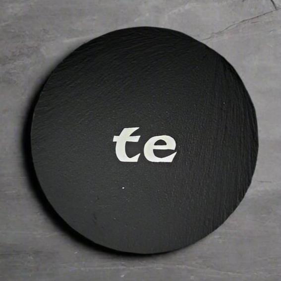 Welsh Slate Coaster - (Te-Tea) - Giftware Wales