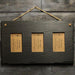 Welsh Slate Photo Frame - Triple Lc - Giftware Wales