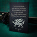 Welsh Slate Plaque (To Be Born Welsh Poem) - Giftware Wales