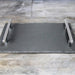 Welsh Slate Tray - Small Chrome - Giftware Wales