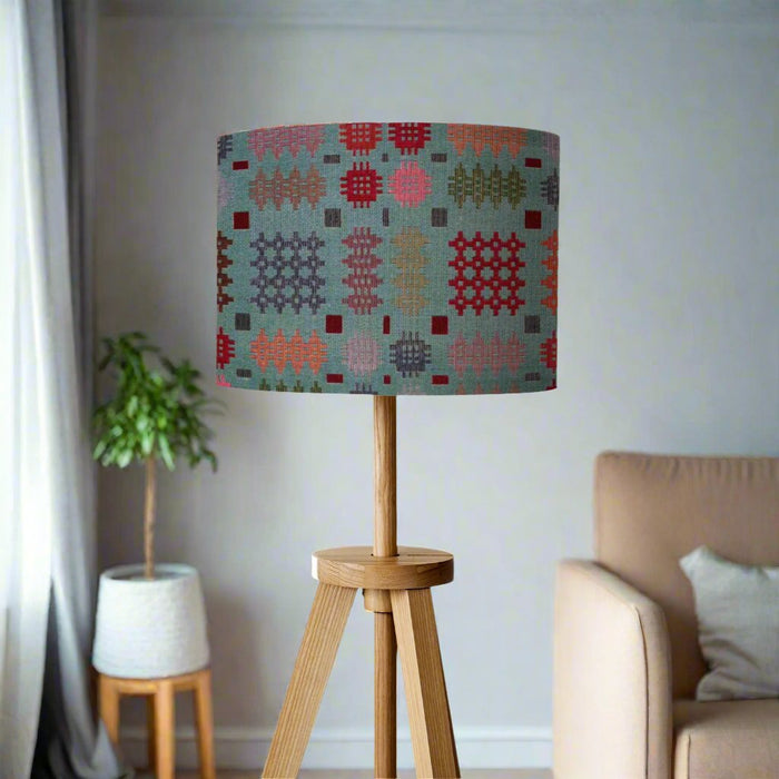 Welsh tapestry blanket design Lampshade NEW - Giftware Wales