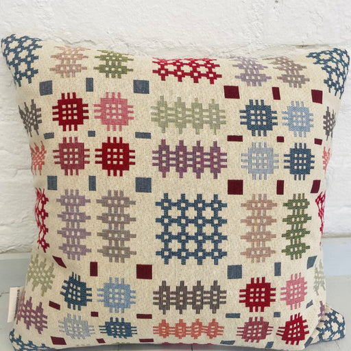 Welsh Tapestry Cushion Plain - Lizzie® (LDCSCream) - Giftware Wales