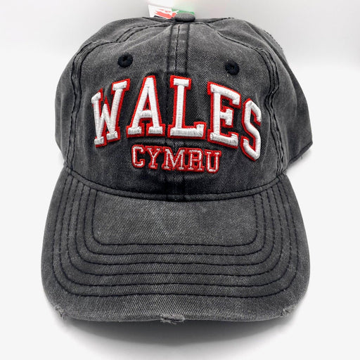 Welsh Vintage Baseball Cap Grey - Giftware Wales