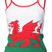 Women's Welsh Flag Camisole - Giftware Wales