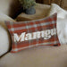 Wool Touch Checked Cushion (Choice Text) - Giftware Wales