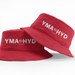 Yma o hyd - Y wal goch Welsh Bucket Hat RED - Giftware Wales