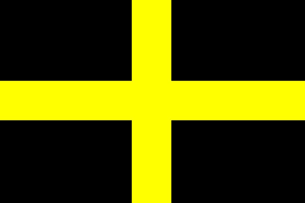 Welsh St. David's Cross - Pole Flag 5x3ft