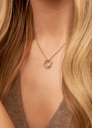 Always in my Heart White Topaz Pendant by Clogau® 