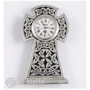 St. Justin Knox knot cross clock - (PC13)