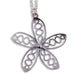 Celtic knot flower pendant silver by St Justin 