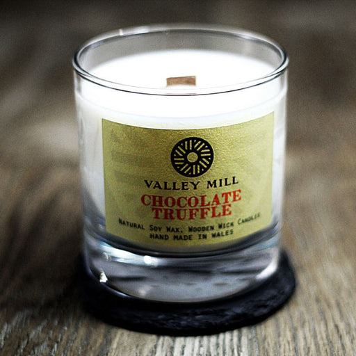 CHOCOLATE TRUFFLE SOY - WOODEN WICK CANDLE