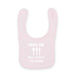 Feed Me Till I Want No More - Welsh Baby Bib PALE PINK