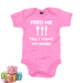 Feed me till i want no more - Welsh Baby Grow PINK