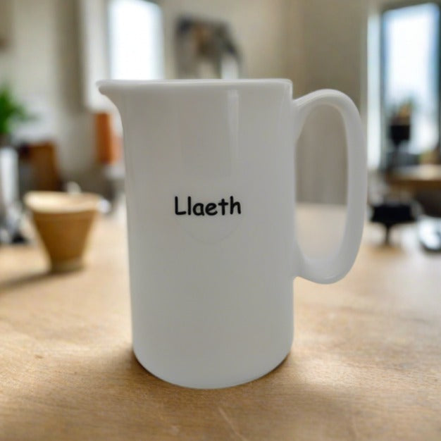 Llaeth Jug - Welsh Pottery Milk Jug