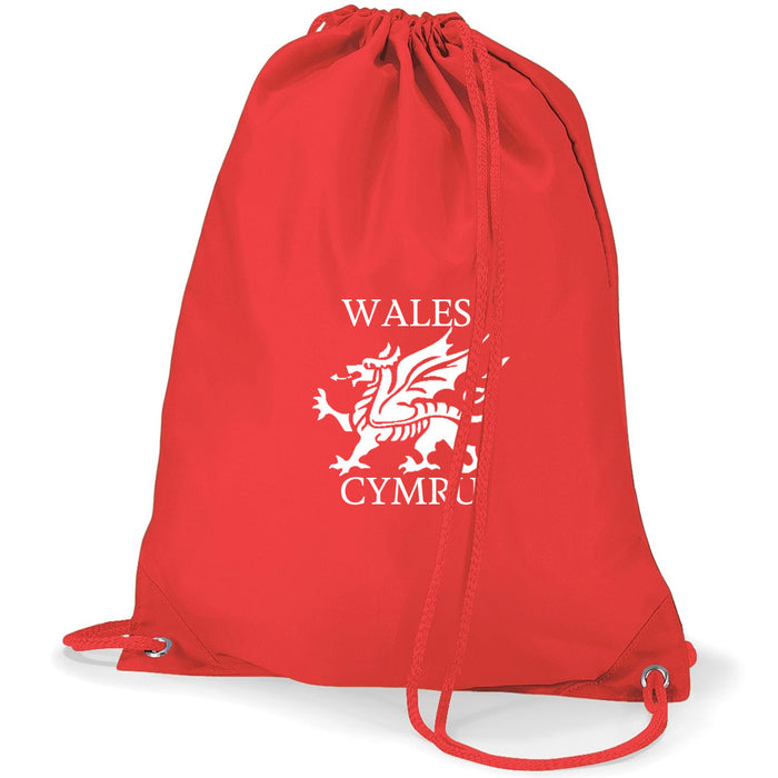 Welsh Dragon Duffel Bag - Personalised (Various Colours)