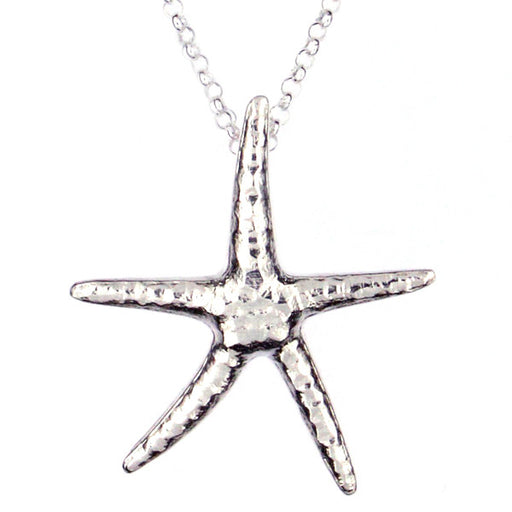 Starfish Silver pendant by St Justin 