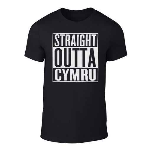 Straight OUTTA CYMRU - Hip Hop Welsh T-Shirt