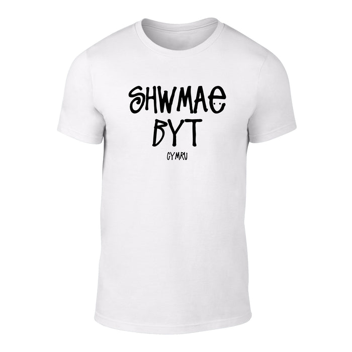 Shwmae Byt - Urban Welsh T-Shirt WHITE