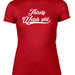 Thirsty Welsh Girl Vintage Wales T-Shirt Red