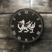 Welsh Slate Clock - Dragon with Roman Numerals