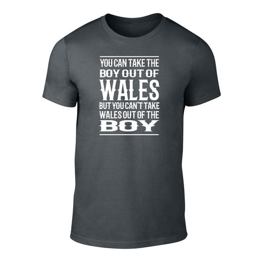 Take the Boy out of Wales - Tee (Charcoal)