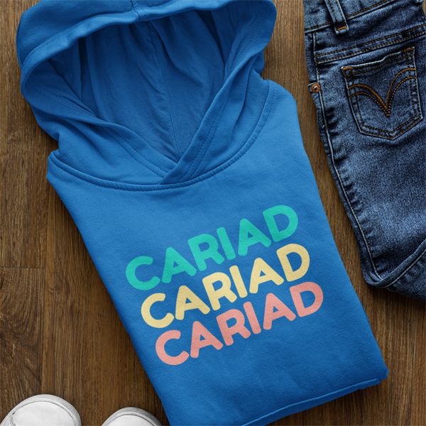 Cariad Welsh Language - Girls Hoodie