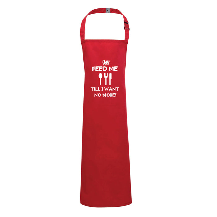 Childrens Welsh Apron - Feed Me