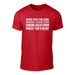 Where were you going? - Welshism Banter T-Shirt (Red)