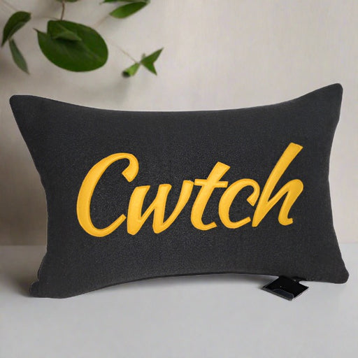 Cwtch Welsh Cushion - Grey Moose & Co