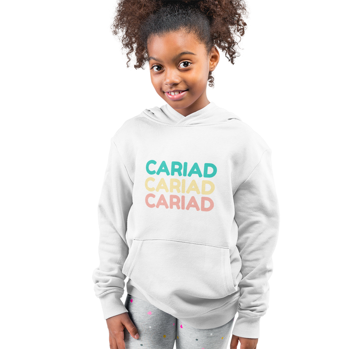 Cariad Welsh Language - Girls Hoodie