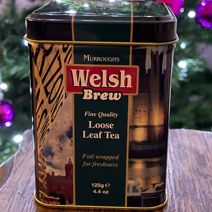 Welsh Brew tea leaf and Caddy