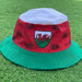 Reversible Welsh Football Bucket Hat - Adult