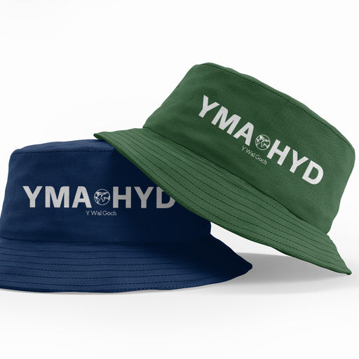 Yma o hyd - Y wal goch Welsh Football Bucket Hat