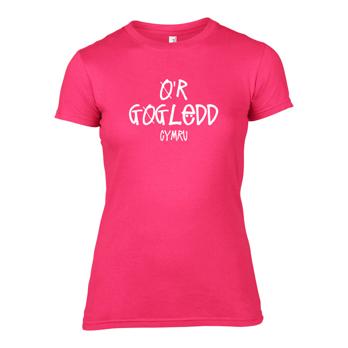 O'r Gogledd - Women's Urban Welsh T-Shirt Pink