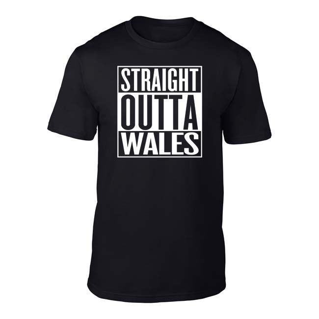 Straight Outta Cymru - Hip Hop Welsh T-Shirt (Choice)
