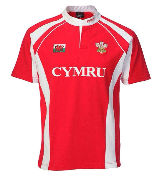 Welsh Rugby Shirt - Mens Haka Front