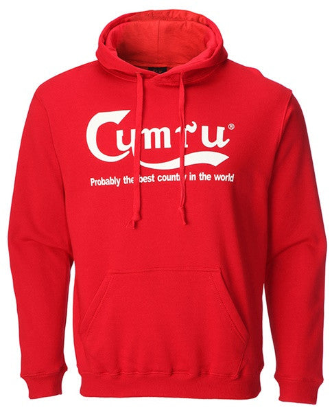 Children's - Best Country in The World Welsh Hoodie - Red