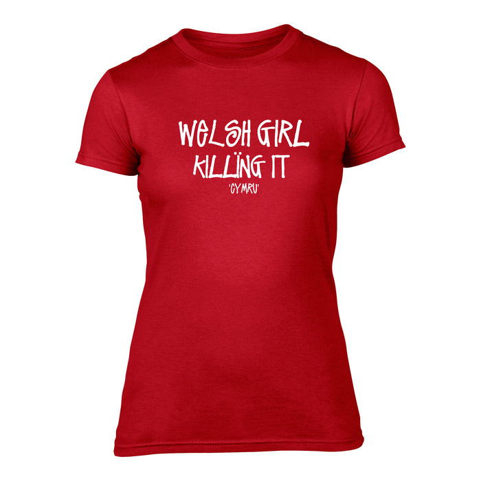 Welsh Girl Killing It - Women's Urban T-Shirt